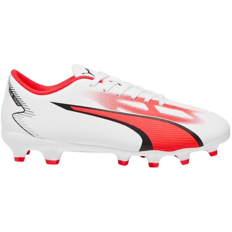 Scarpe da calcio Puma Ultra Play FG/AG Jr 107530 01 bianca bianca