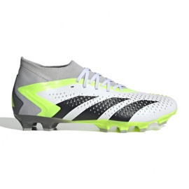 Scarpe da calcio Adidas Predator Accuracy.2 Mg M IE9486 bianco, grigio bianca