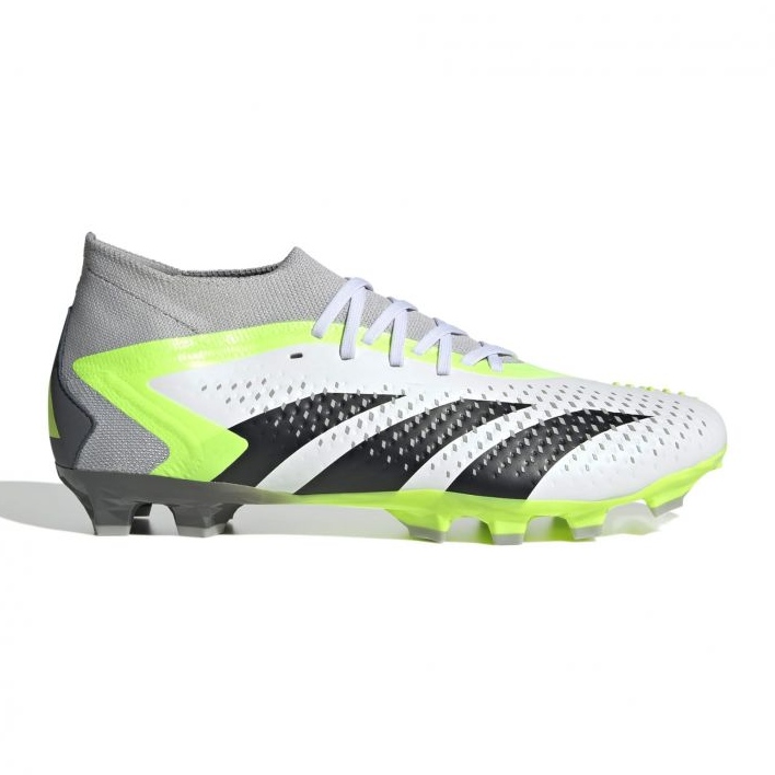 Scarpe da calcio Adidas Predator Accuracy.2 Mg M IE9486 bianco, grigio bianca
