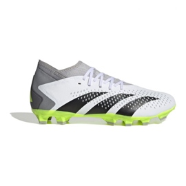 Scarpe da calcio Adidas Predator Accuracy.3 Mg M IE9484 bianco-grigio bianca