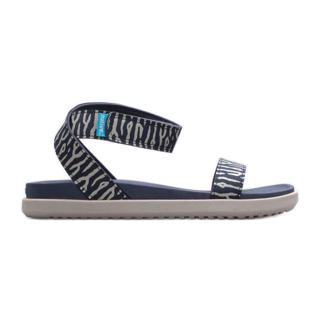 Sandali con stampa Native Juliet W 61309801-8983 blu