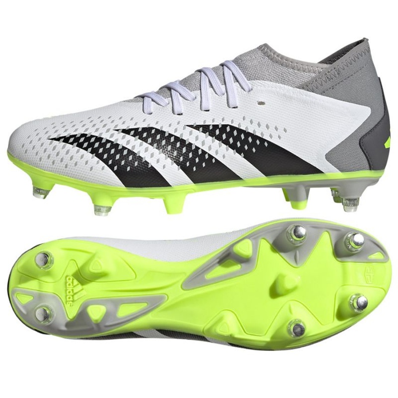 Scarpe da calcio Adidas Predator Accuracy.3 Sg IE9492 bianca bianca