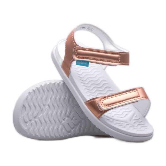 Native Charley Metallic Youth Jr Sandali 65109117-8817 d'oro