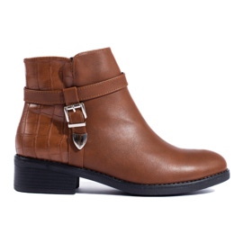 Stivali da donna classici marroni Shelovet marrone