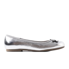 Ballerine laccate argento di Fedro
