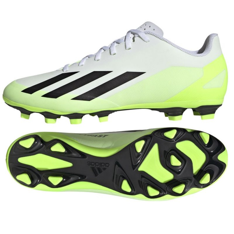 Scarpe da calcio Adidas X Crazyfast.4 FxG M HQ4535 bianca bianca