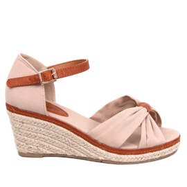 Espadrillas con zeppa di Kristen Beige