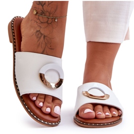 Sandali Da Donna Con Decoro Sherry Bianco bianca