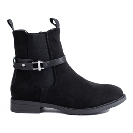 Stivaletti Chelsea in camoscio nero di Shelovet