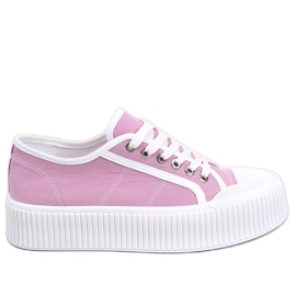 Sneakers con plateau da donna Dors Purple viola