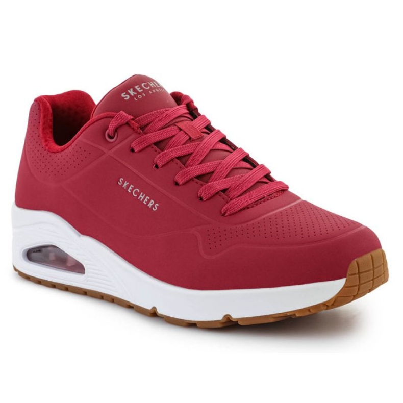 Scarpe Skechers Uno Stand On Air M 52458-DKRD rosso