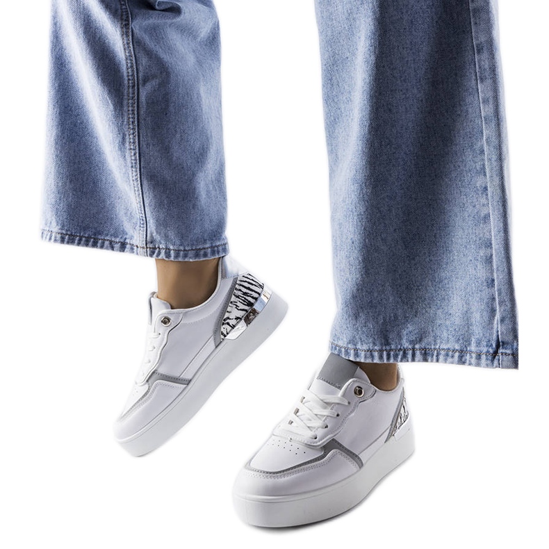 Sneakers bianche sulla piattaforma Tooele bianca