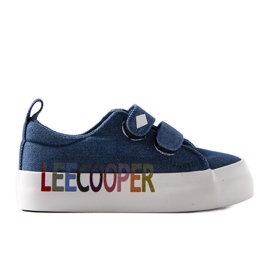 Sneakers in denim per bambini Lee Cooper blu