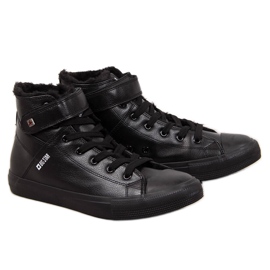 Sneakers isolate nere da uomo Big Star Y174020F nero