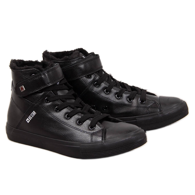 Sneakers isolate nere da uomo Big Star Y174020F nero