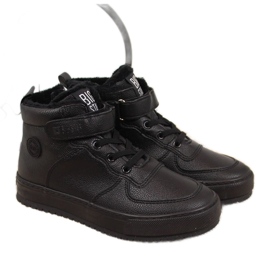 Sneakers per bambini isolate nere Big Star GG374040 nero