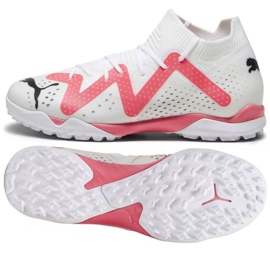 Scarpe Puma Furure Match Tt Mid Jr 107386 01 bianca bianca