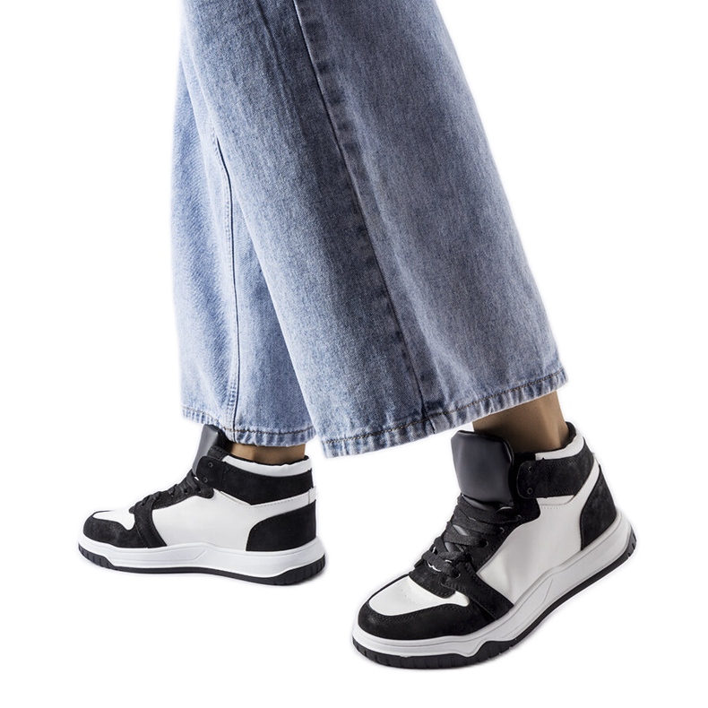 Sneaker alte nere Elizabeth nero