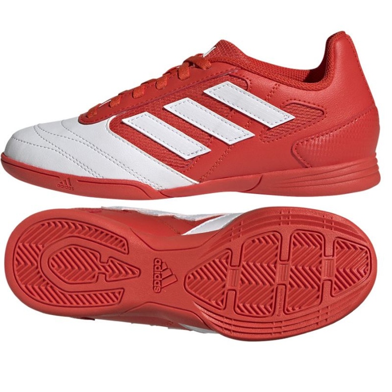 Scarpe adidas Super Sala In Jr IE1552 multicolore arance e rosse