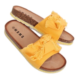 Pantofole Feary gialle da donna giallo