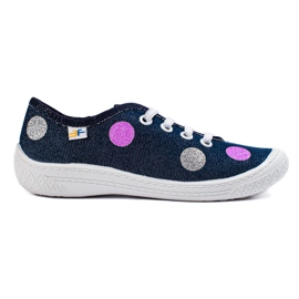 Sneakers senza lacci per bambini Shelovet grigie multicolore