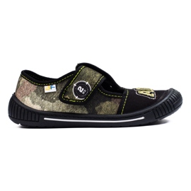 SHELOVET Pantofole in velcro per un ragazzo 3F camo multicolore