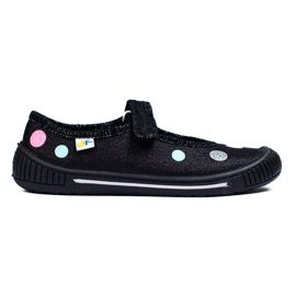 SHELOVET Pantofole nere per bambina 3F nero