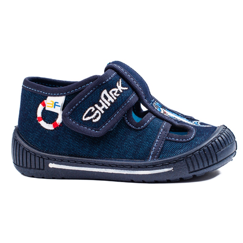 SHELOVET Pantofole blu navy per un bambino all'asilo 3F