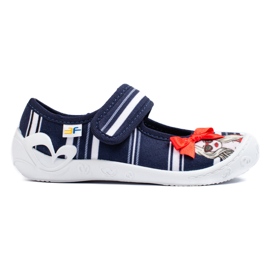 SHELOVET Pantofole blu navy per bambina 3F
