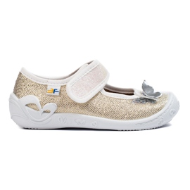 SHELOVET Pantofole dorate per bambina 3F d'oro