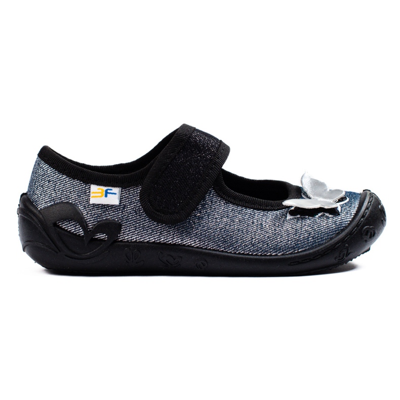 SHELOVET Pantofole farfalla 3F per bambina grigio