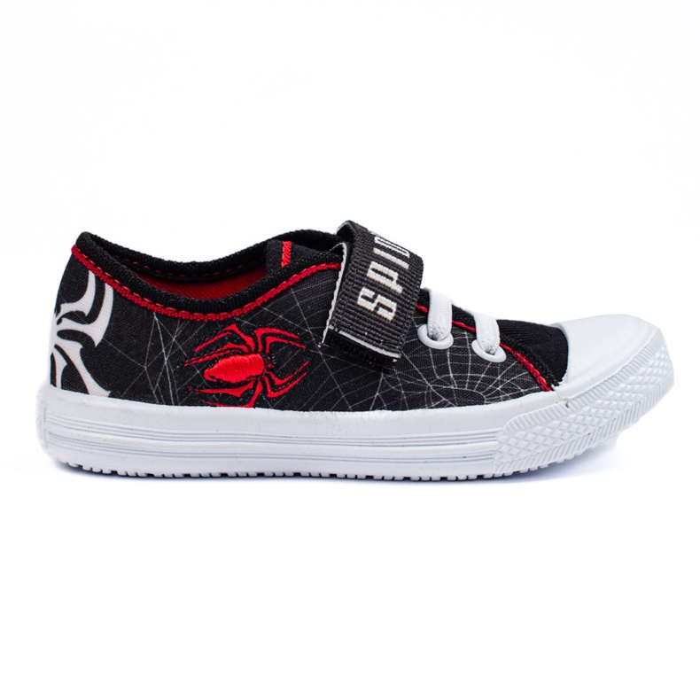 SHELOVET Sneakers da bambino con velcro 3F nero