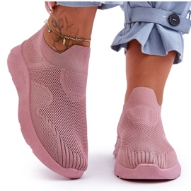 PG1 Scarpe Sportive Slip-on Donna Rosa Claris