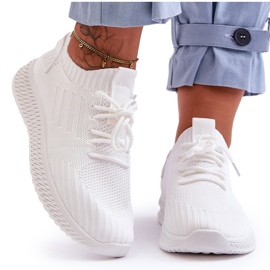 PG1 Scarpe da ginnastica in tessuto senza lacci da donna Bianche Zauna bianco