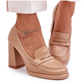 PS1 Décolleté Alla Moda Su Firenze Beige