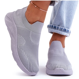 PG1 Scarpe Sportive Senza Lacci Da Donna Grigie Claris grigio
