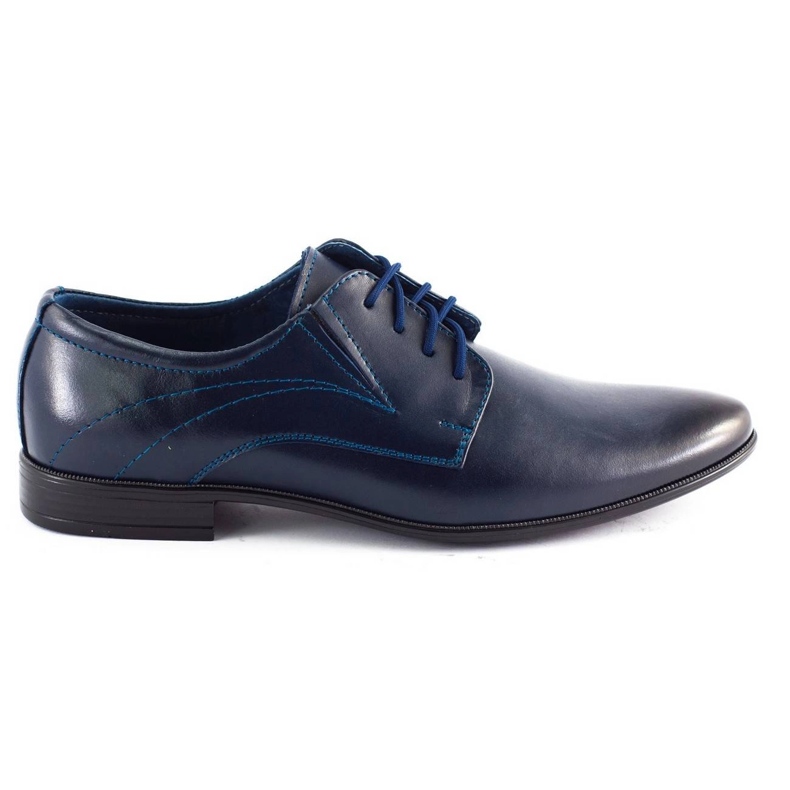 Olivier Scarpe da uomo in pelle 256 blu navy