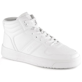 Scarpe sportive da uomo sneakers per la caviglia bianche Big Star KK174134 bianca