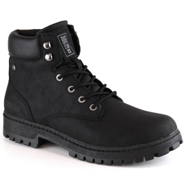 Stivali alti da uomo neri Big Star KK174209 nero