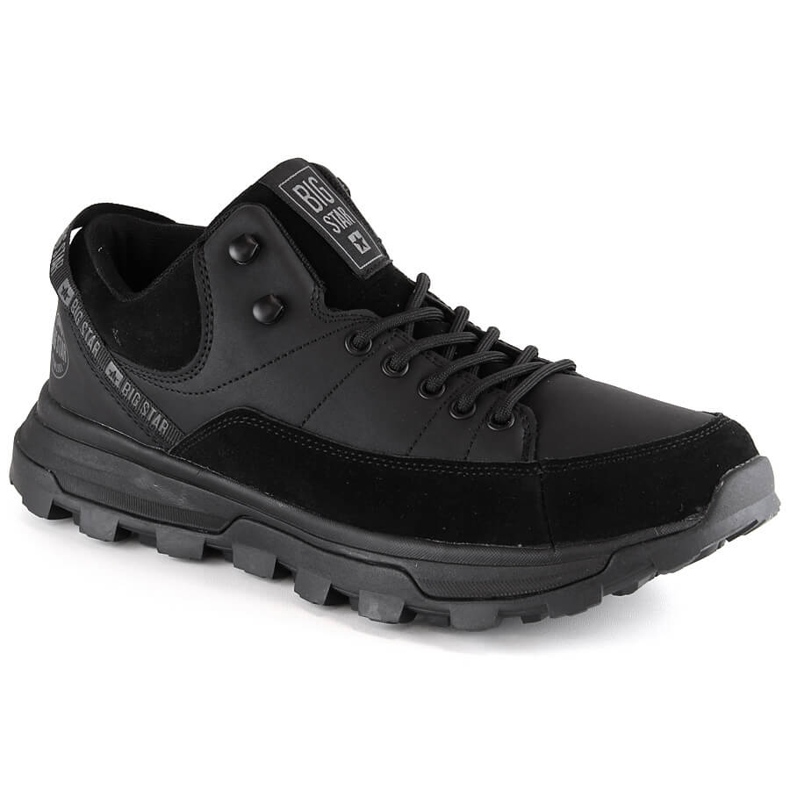 Scarponi da trekking da uomo neri Big Star KK174244 nero