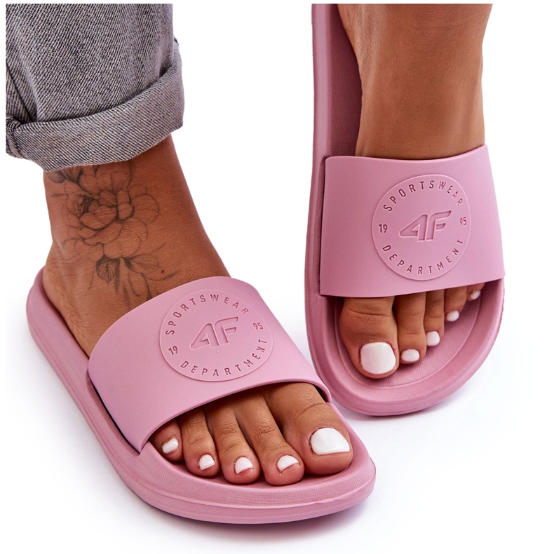 Ciabatte Sportive da Donna 4F 4FSS23FFLIF069-56S Rosa