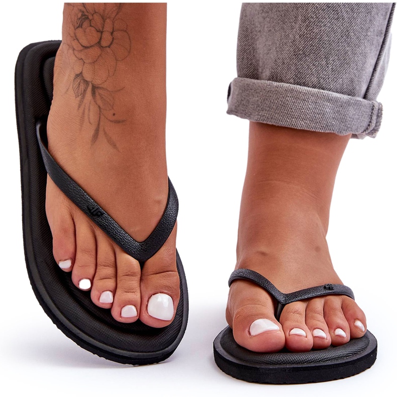 Infradito classiche da donna 4F 4FSS23FFLIF067-20S nere nero