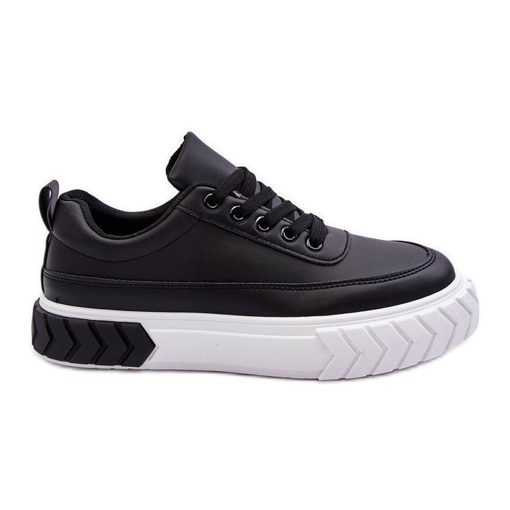 PG1 Scarpe da ginnastica classiche con plateau in bianco e nero Nannzie