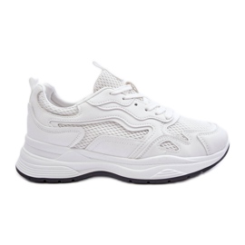PG1 Scarpe Sportive Donna Platform Sneakers Bianche Lomare bianca