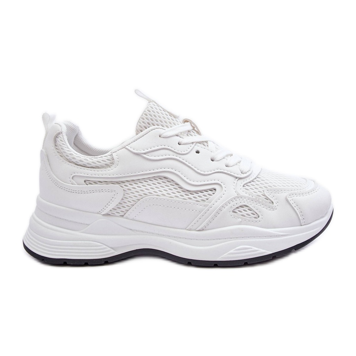 PG1 Scarpe Sportive Donna Platform Sneakers Bianche Lomare bianca