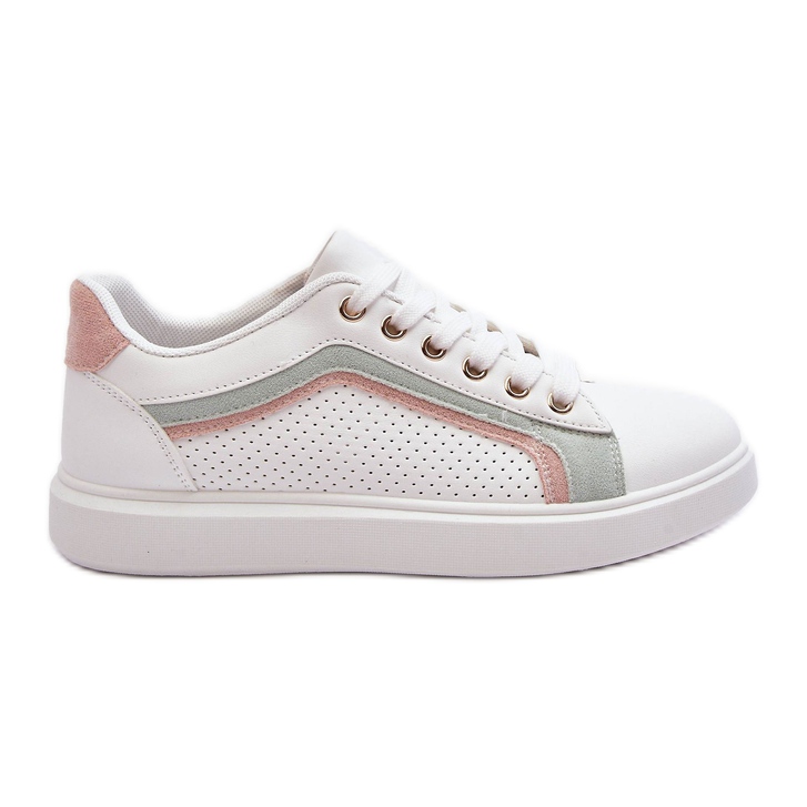 PG1 Scarpe Sportive Classiche da Donna Bianche e Rosa Amaranti bianca