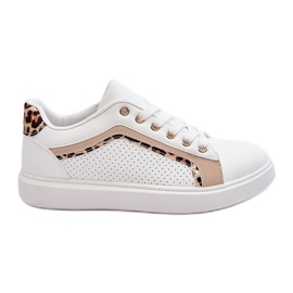 PG1 Scarpe Sportive Classiche da Donna Bianche e Beige Amaranti bianco