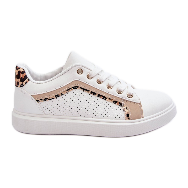 PG1 Scarpe Sportive Classiche da Donna Bianche e Beige Amaranti bianca