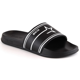 Pantofole da uomo nere Big Star MM174313 nero