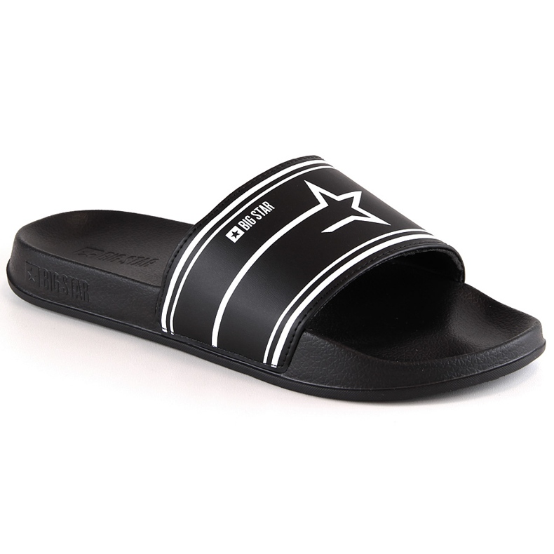 Pantofole da uomo nere Big Star MM174313 nero
